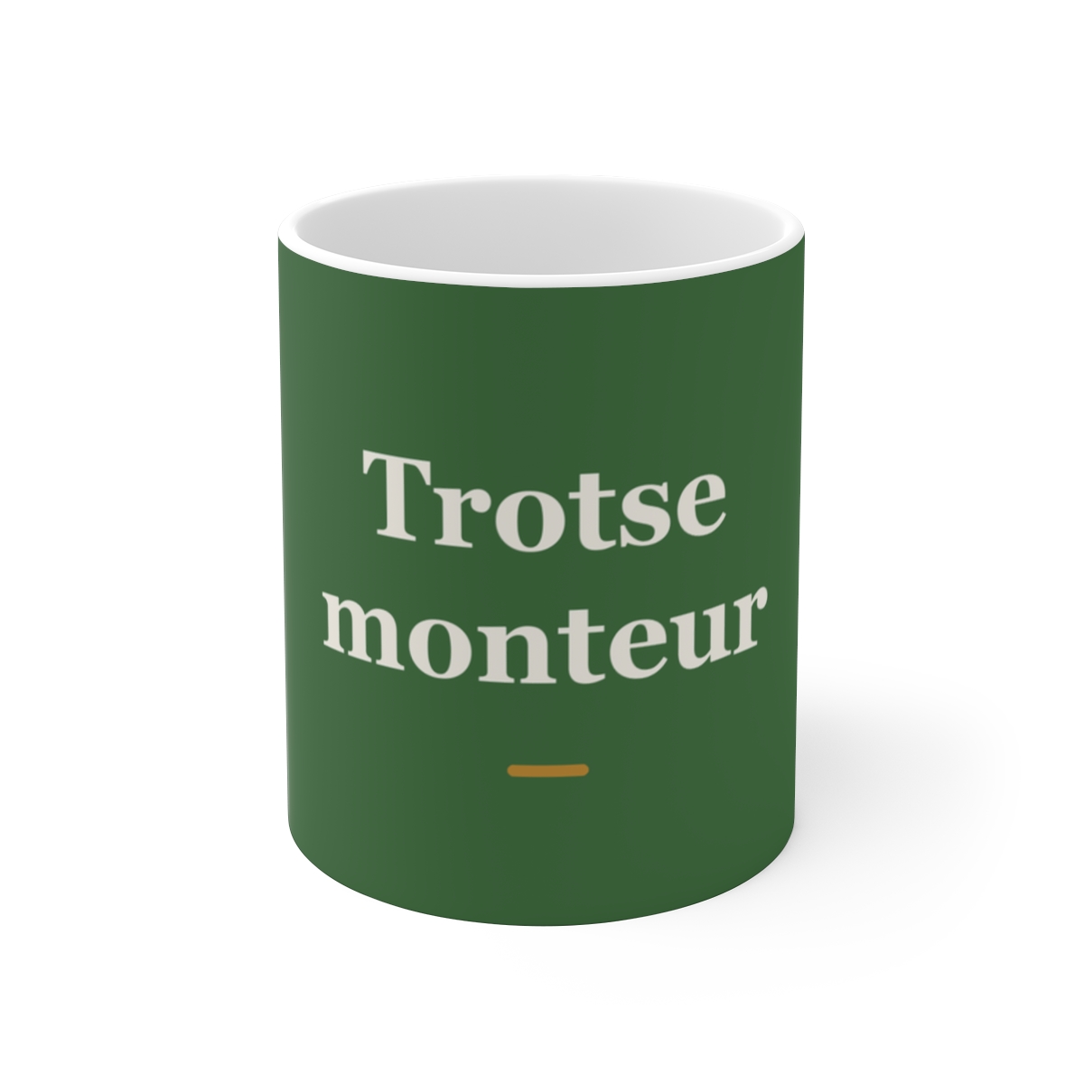 Mok met tekst “Trotse monteur” — cadeau voor een monteur