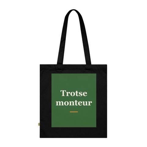 Tote bag met tekst “Trotse monteur” — cadeau voor een monteur
